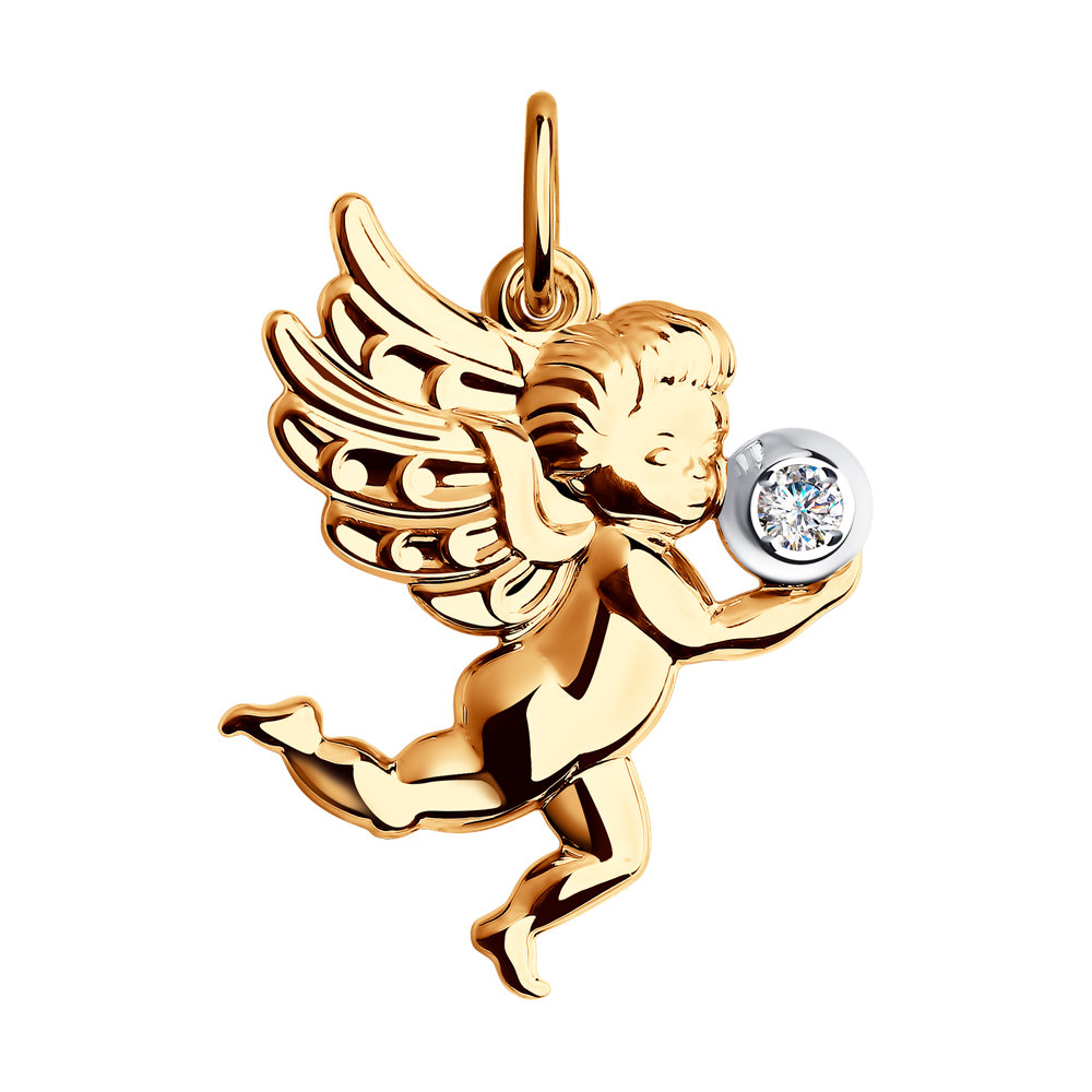 Подвеска «Ангел» из золота