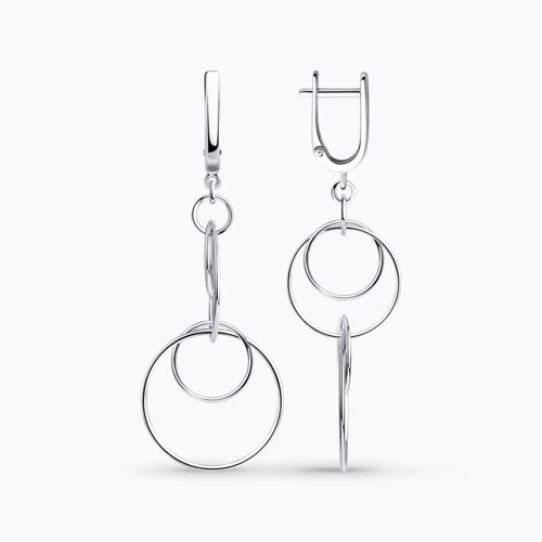 Серьги из серебра