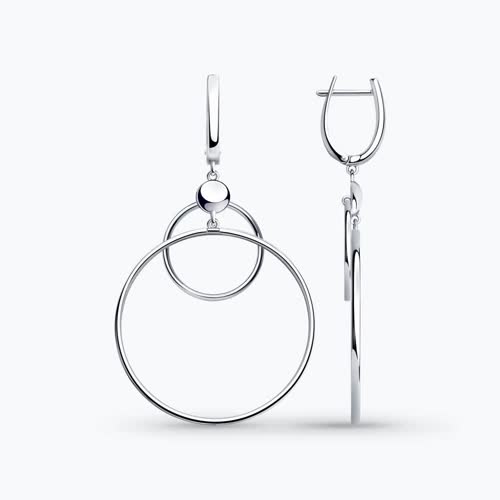 Серьги из серебра