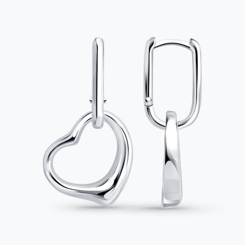 Серьги из серебра