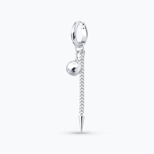 Серьга из серебра