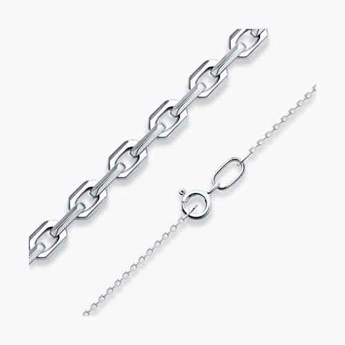 Цепь из серебра, плетение Якорное, 925 проба