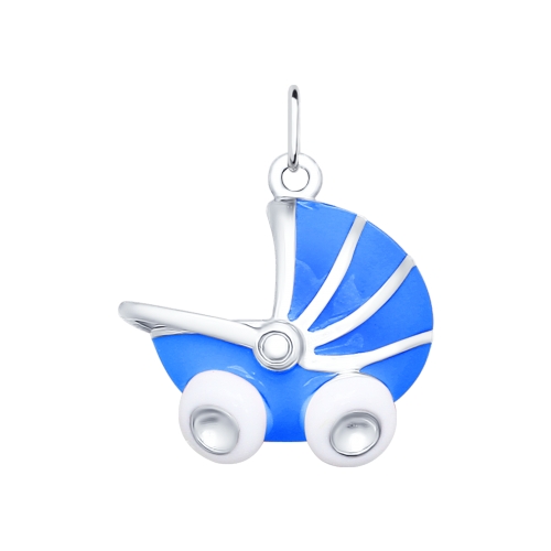 Подвеска в форме детской коляски